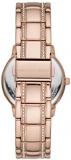 Michael Kors Women's Melissa Three-Hand Rose Gold-Tone Alloy Watch MK4391