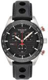 Tissot Men's T100.417.16.051.00 Silver Leather Swiss Quartz Diving Watch