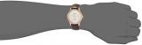 Tissot Powermatic Mens Rose Tone Brown Leather Watch T0064073603300