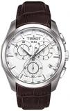 Tissot Men's Couturier T035.617.16.031.00 Silver Leather Swiss Quartz Watch