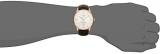 Tissot Men's 'T-Classic' Swiss Stainless Steel and Leather Automatic Watch, Color:Brown (Model: T0994083603800)