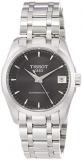 Tissot Couturier Powermatic 80 Womens Automatic Watch - Analog Grey Face with Second Hand Date Sapphire Crystal 80 Hour Power Reserve Watch - Swiss Made Stainless Steel Ladies Watch T0352071106100