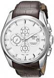 Tissot Men's T0356271603100 Couturier White Chronograph Dial Watch