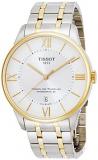 Tissot Men's Chemin Des Tourelles Swiss-Automatic Watch with Stainless-Steel Strap, Two Tone, 20 (Model: T0994072203800)