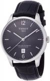Tissot Men's T0994071644700 Chemin Des Tourelles Powermatic 81 Analog Display Swiss Automatic Black Watch