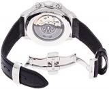 Tissot Men's T-Classic Stainless Steel Swiss-Automatic Watch with Leather Strap, Black, 21 (Model: T0994271605800)