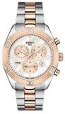 Tissot Women's PR 100 Sport Chic Swiss Quartz Stainless Steel Strap, Multicolor, 19 Casual Watch (Model: T1019172215100)