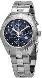 Tissot T-Classic Chronograph Diamond Blue Dial Ladies Watch T101.917.11.046.00
