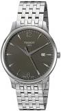 Tissot Men's T0636101106700 Silver-Tone Stainless Steel Anthracite Dial Watch