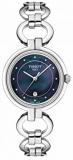 Tissot Flamingo Ladies Watch Diamonds Blue Mother of Pearl Stainless Steel T094.210.11.126.00