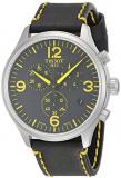 Tissot Chrono XL Tour de France 2018 Black Yellow Leather Watch T1166171605701