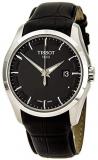 Tissot Couturier Leather Date Strap Black Dial Men's Watch #T035.410.16.051.00
