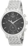 Tissot Men's T063.617.11.067.00 Stainless Steel Bracelet Chronograph Watch with Gray Dial and Date