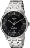 Tissot Men's T0994071105800 Chemin Des Tourelles Powermatic 80 Analog Display Swiss Automatic Silver-Tone Watch