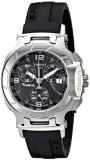 Tissot Women's T0482171705700 T-Race Black Dial Rubber Strap Watch