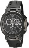 Tissot Men's T0484173705700 T-Race Stainless Steel Black Watch with Rubber Strap
