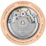 Tissot Carson T122.407.11.031.00 POWERMATIC 80 Rose Gold Brown Leather Automatic Watch
