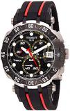 Tissot Men's T-Race Stainless Steel Swiss-Quartz Watch with Rubber Strap, Multi, 20 (Model: T0924172705100)