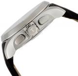Tissot Men's T0356271605100 T-Trend Couturier Stainless Steel Watch With Black Leather Band