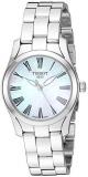Tissot Womens T-Wave Swiss Quartz Stainless Steel Dress Watch (Model: T1122101111300)