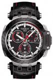Tissot Men's Stainless Steel Swiss Quartz Sport Watch with Rubber Strap, Black (Model: T1154172705101)