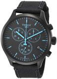 Tissot Men's Chrono XL Stainless Steel Swiss Quartz Sport Watch with Nylon Strap, Black (Model: T1166173705100)