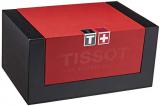Tissot Men's T063.617.16.037.00 Stainless Steel Tradition Watch with Textured Leather Band