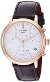 Tissot Mens Carson Swiss Quartz Stainless Steel Dress Watch (Model: T1224173601100)