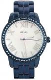 GUESS W0444L4 Blue-Tone Mother-of-Pearl Dial Glits Women's Watch