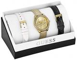 Guess Analog Gold Dial Women's Watch - W0201L3