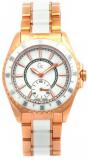 GUESS Women's 47003L1 GC Two-Tone Quartz White Dial Watch