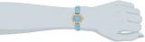 Invicta Women's 14689 Yellow gold Angel Blue Dial Crystal Accented Light Blue Leather Watch