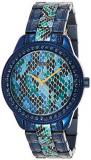 Guess Serpentine Womens Analog Quartz Watch with Stainless Steel Bracelet W0624L3