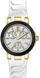 Invicta Women's 22205 Ceramics Quartz Chronograph Silver Dial Watch, White