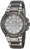 Guess #U0141L7 Women's Rose Gold Tone Swarovski Pink Dial Chronograph Watch