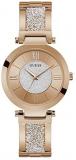 Guess Watches Ladies Aurora Womens Analog Quartz Watch with Stainless Steel Bracelet W1288L3