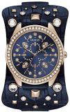 Guess Rebel Womens Analog Quartz Watch with Leather Bracelet W1138L3