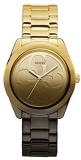 Guess Quartz Gold Dial Gold-Tone Ladies Watch W1284L1