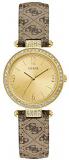Guess Ladies Terrace Womens Analog Japanese Quartz Watch with Leather Bracelet W1230L2