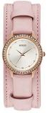 Guess Chelsea Womens Analog Quartz Watch with Leather Bracelet W1150L3