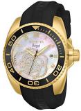 Invicta Women's Connection Stainless Steel Quartz Watch with Silicone Strap, Black, 20 (Model: 28678)
