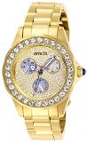 Invicta Women's Angel Quartz Watch with Stainless Steel Strap, Gold, 18 (Model: 28462)