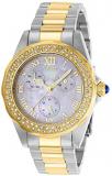 Women's Angel Quartz 3 Hand White Mother of Pearl Dial Watch