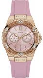 Guess Womens Analogue Quartz Watch with Silicone Strap W1053L3