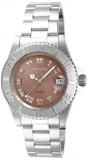 Invicta Women's Angel Quartz Watch with Stainless Steel Strap, Silver, 20 (Model: 14362)