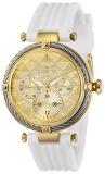 Invicta Women's Bolt Stainless Steel Quartz Polyurethane Strap, White, 18 Casual Watch (Model: 28966)