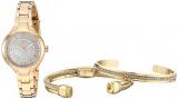 Invicta Women's Angel Quartz Watch with Stainless Steel Strap, Gold, 10.6 (Model: 29324)