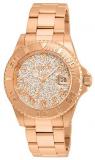 Invicta Women's Angel Quartz Watch with Stainless-Steel Strap, Rose Gold, 20 (Model: 22708)