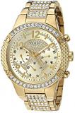 GUESS Women's Stainless Steel Crystal Accented Watch