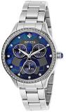 Invicta Women's Wildflower Quartz Watch with Stainless Steel Strap, Silver, 22 (Model: 29091)